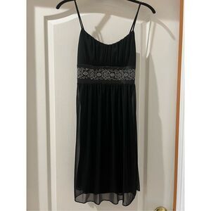 Vintage Taboo black mini dress